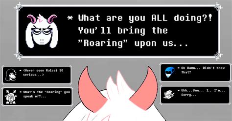 ralsei undertale|The Roaring .